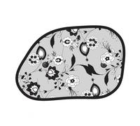 Pare-Soleil Latéral Black Flower - Carpoint