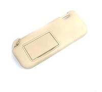 Pare-soleil latéral gauche et droit avec miroir de courtoisie compatible avec Corolla 2014-2019, pare-soleil intérieur de rechange en PVC durable en beige ou gris (beige est conduit)