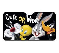 Pare-Soleil - Looney Tunes - Bugs Bunny - Daffy Duck - 130x70 cm - Aluminium - Protection UV