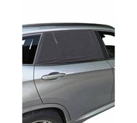 TINÉO - Pare soleil Voiture Bébé - 2 Housses Chaussettes - Ombrage 80% - Protection Chaleur - UV - Installation Facile Universelle - De 50x80cm Jusqu'à 80x110cm (Noir)