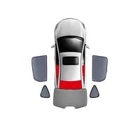 Pare-Soleil Magnétique pour Tesla pour Model Y 2020-2023 2024, Cadre De Pare-Brise Avant, Rideau De Vitres Latérales Arrière Pare-Soleil De Voiture(5 pièces arrière)