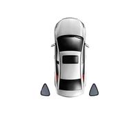 Pare-Soleil Magnétique pour Tesla pour Model Y 2020-2023 2024, Cadre De Pare-Brise Avant, Rideau De Vitres Latérales Arrière Pare-Soleil De Voiture(Rear 2pc)