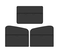 Pare-Soleil Magnétique pour Voiture, Installation Rapide Et Sécurisée, Ruban Noir, Pare-Soleil pour Vitres Latérales De Voiture, Écran De Confidentialité Magnétique, Housse De Pare-Brise Compacte,