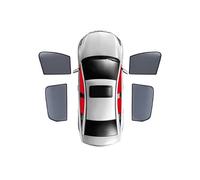 Pare-Soleil Magnétique pour Voiture, pour VW pour Tiguan 5N 2007-2016, Rideau De Pare-Brise Avant, Pare-Soleil Latéral Arrière en Maille pour Bébé Visière Pare-Brise(4PCS Front Rear)