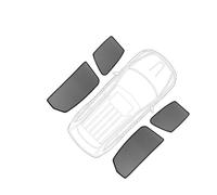 Pare-Soleil Magnétique Voiture pour, pour VW pour Tiguan 5N 2008-2016, Cadre De Pare-Brise Avant, Rideau De Fenêtre Latérale Arrière, Pare-Soleil Visière Pare-Brise(4PCS Side Window)