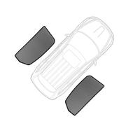 Pare-Soleil Magnétique Voiture pour Skoda Karoq NU7 2018-2023, Pliable, Anti-moustiques, Protection UV et Thermique, Pare-Soleil de Confidentialité,2PCS Rear Windows