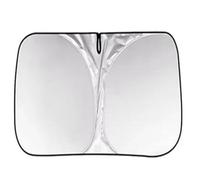 Pare-Soleil Maille pour Jeep pour Wrangler JL pour Rubicon 4 Portes 2018~2025, Rideau Voiture, Pare-Brise bloquant lumière UV Pare-Soleil Intérieur Visières(Front Windshield)