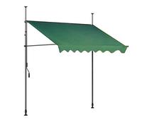 Pare-soleil manuel rétractable pour balcon, hauteur réglable, auvent de terrasse avec bras pliable, protection UV pour terrasse et terrasse.