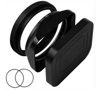 Pare-soleil métallique pour objectif X100V/X100VI/X100F/X100S - Remplace le pare-soleil d'objectif de 49 mm avec filtre UV