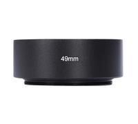 Pare-soleil métallique standard à monture 49 mm pour Canon, Nikon, Pentax, Sony