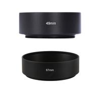 Pare-soleil métallique standard à monture 49 mm pour objectif