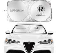 Pare-Soleil Pare-Brise de Voiture, pour Alfa Romeo Giulia 147 156 159 Mito Stelvio Sportiva Giulietta Bloque Les Rayons UV Protecteur Pare-Soleil Pliable, Gardez Votre Véhicule Au Frais