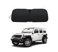 Pare-Soleil Pliable 2024 pour Jeep Wrangler JL JLU 2018-2024 / Jeep Gladiator 2020-2024, Garde l'intérieur de la Voiture Frais