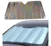 Pare-soleil pliable anti-vol et anti-éclats de voiture | Installation facile et design pliable | Visière de soleil
