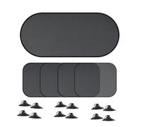 Pare-Soleil Pliable En Maille Avec Ventouse Pour Voiture,Rideau Pour Fenêtre Arrière Latérale,Protection Uv - Type 5-Piece Set