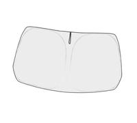 Pare-Soleil Pliable pour Pare-Brise Avant De Voiture, Pièces Détachées pour Jeep pour Compass 2017-2024 Rideaux occultants et d'intimité