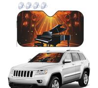 Pare-soleil pliable pour pare-brise de voiture - Bloque le théâtre musical - Pare-soleil pour SUV - Garde votre véhicule au frais
