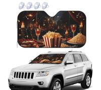Pare-soleil pliable pour pare-brise de voiture - Bloque les films de nuit - Pare-soleil pour SUV - Garde votre véhicule au frais
