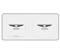 Pare-Soleil Pliable Uv Avec Emblème De Voiture,Couverture De Pare-Brise Pour Genesis Gv80 G80 G70 G90 Gv70,Accessoires De Pièces Intérieures,150x70 - Type Vert Militaire