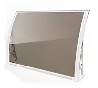 Pare-soleil pour balcon - 80 x 160 cm - Idéal pour les bords de porte et de fenêtre - Protection extérieure durable - Installation facile - Design élégant - Marron