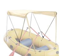 Pare-Soleil pour Bateau à Moteur - Parasol Pliable, Couverture supérieure avec Blocage UV, Tissu Anti-Pluie pour Tente aérienne au Design Compact | Amélioration du Confort de Navigation p