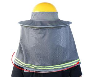 Pare-Soleil pour Casque De Sécurité - Chapeau Rigide À Bord Complet pour Protection du Cou | De Refroidissement Respirante pour La Construction, Le Soudage Et Le Jardinage, Visière De Casque De