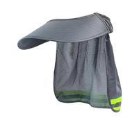 Pare-soleil pour casque tour de cou en maille filet pour améliorer la visibilité de jour et de nuit, travail en plein air réglable