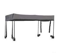 Pare-soleil pour chariot de chariot - Protection idéale pour le jardinage et le camping (75 x 46 x 9 cm, gris)