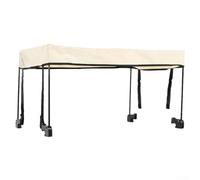 Pare-soleil pour chariot de chariot - Protection idéale pour le jardinage et le camping - 82 x 51 x 10 cm - Blanc