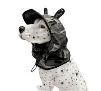 Pare-soleil pour chien avec design de ventilation, réglable pour le confort, léger et facile à transporter, chapeau de prévention des coups de chaleur, respirant, réglable, léger, pour l'extérieur