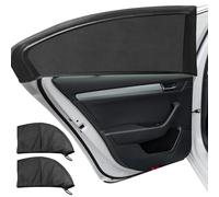 Pare-Soleil pour Enfants Silvercherry, Chaussette Vitre Voiture Bebe, Lot de 2 Pare-Soleils Auto et SUV, Extensibles et Résistants Aux Rayures, Protection Solaire et Anti-Insectes (Frontfenster)