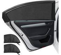 Pare-Soleil Pour Enfants Silvercherry,Chaussette Vitre Voiture Bebe,Lot De 2 Pare-Soleils Auto Et Suv,Extensibles Et Résistants Aux Rayures,Protection Solaire Et Anti-Insectes (Frontfenster)