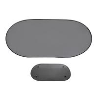 Pare-soleil pour fenêtre arrière - Filets occultants pour fenêtre de voiture | Maille noire légère pour bloc de chaleur et rayons UV pour intérieur de camions de confidentialité et enfants