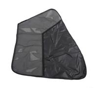 Pare-soleil pour fenêtre latérale pour automobiles utilisant deux couches de maille et aimants intégrés pour un positionnement stable sans adhésifs ni clips (avant gauche)