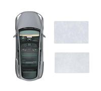 Pare-Soleil pour Land Rover Discovery Sport 2020-,pour vitres Avant et arrière, Toit ouvrant et Accessoires de Protection Solaire,B-Gray White Suede