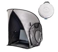 Pare-soleil pour ordinateur portable pour travailler à l'extérieur | Tissu réfléchissant la chaleur et la lumière | Réduit l'éblouissement à l'extérieur | Angle de vue parfait | Convient aux écrans