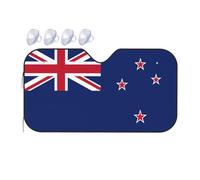 Pare-soleil pour pare-brise de voiture avec drapeau de la Nouvelle-Zélande, protection solaire et isolation, accessoires automobiles