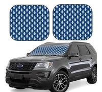 Pare-soleil pour pare-brise de voiture - Beau pingouin roi - Pare-soleil pliable pour voiture SUV - Offre une protection complète