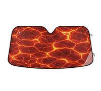 Pare-soleil pour pare-brise de voiture, feu lumineux, pare-soleil pliable, couverture de fenêtre avant - 140 x 70 cm