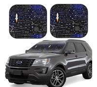 Pare-soleil pour pare-brise de voiture - Formule physique pliable pour voiture, pare-soleil de voiture offrant une protection complète et garde au frais avec l'intérieur de la voiture SUV