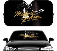 Pare-soleil pour pare-brise de voiture Singer M-michael Jacksons, protection UV, isolation thermique, protection solaire universelle 86x162CM