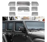 Pare-Soleil pour Pare-Brise JL, fenêtre latérale, Protection Solaire, Pare-Soleil Thermique, Compatible avec 2018 - 2023, 8 pièces