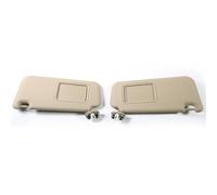 Pare-Soleil pour Pare-Brise Pare-Soleil de Voiture avec Plaque Protection pour Miroir courtoisie pour Toyota pour RAV4 2006-2013, pour Bloquer la lumière du Soleil pièces(Beige a Pairs)