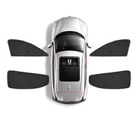 Pare-Soleil pour Portes Arrières pour Great Wall F7 2019-2021 - sur Mesure Protection UV Isolation Thermique Rideaux Amovibles Accessoires,4 PCS Front Rear