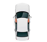 Pare-Soleil pour pour A1 pour A3 8V 8P pour S3 pour Berline pour Hayon Rideau Spécial Magnétique Fenêtre Pare-Soleil Maille Chaussette Vitre(Rear 3 Windows)