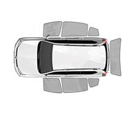 Pare-Soleil pour pour A6 pour C7 pour Berline 2011-2018 Magnétique Voiture Bouclier Pare-Brise Arrière Côté Fenêtre Pare-Soleil Pare-Soleil Couverture Chaussette Vitre(4PCS Front Rear)