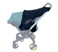 Pare-soleil pour Poussette Ombrelle Landau Anti-UV UPF50+ Capot Auvent pour Poussette/Siège Auto Compatible avec Doona Parasol de Nacelle Pliable Respirant Couverture de Soleil Protégé du Soleil