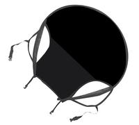 Pare-soleil pour poussette, protection contre la poussière, imperméable, protection solaire, matériau imperméable, noir, pour l'extérieur, les voyages, le jogging, la randonnée, le parc, le shopping