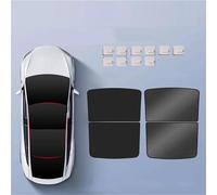 Pare-soleil Pour Toit Ouvrant Avant Et Arrière De Pour Tesla Pour Model Y, Avec Protections Réfléchissantes Pour Lucarnes. Pare-Soleil Avant(NOIR)