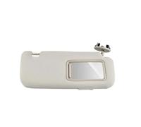Pare-Soleil Côté pour Toyota pour Auris pour Corolla Pare-Soleil Intérieur Voiture avec Miroir Gris Beige Pare-Soleil Gauche Droite Côté Conducteur Côté Passager Pare-soleils Intérieur(Beige Right)